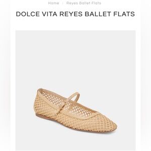 Dolce Vita Reyes Woven ballet Flats in natural raffia.